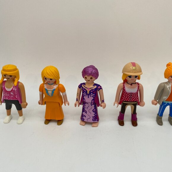 Geobra Playmobil Girls/Women Lot of 5 Figurines - Picture 3 of 6